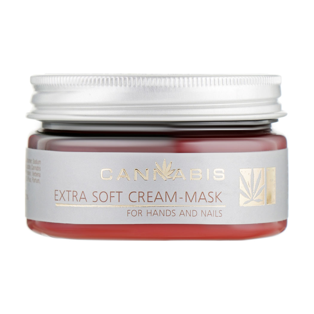 Відновлювальна крем-маска для рук та нігтів Cannabis Extra Soft Cream-Mask For Hands And Nails, 100 мл